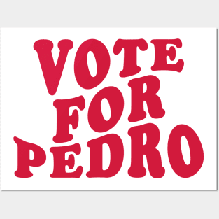 vote for pedro wavy effect Posters and Art
